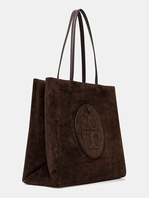 Tory Burch torebka zamszowa Ella Suede kolor brązowy 170980-200 - zdjęcie produktu nr 2