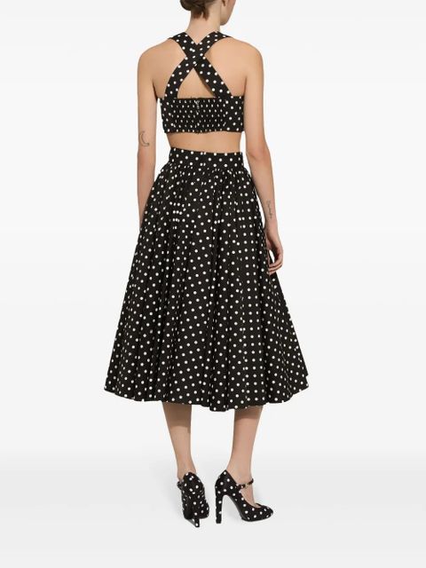 Dolce & Gabbana polka-dot corset top - Black - zdjęcie produktu nr 2