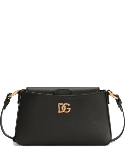Dolce & Gabbana leather shoulder bag - Black - zdjęcie produktu nr 1