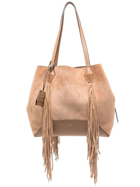 Jimmy Choo medium Diamond tote bag - Brown - zdjęcie produktu nr 1