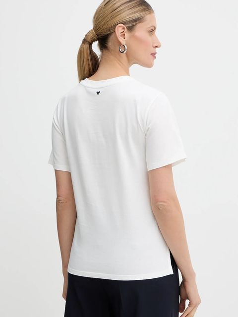 Weekend Max Mara t-shirt bawełniany WEST damski kolor biały 2615971041600