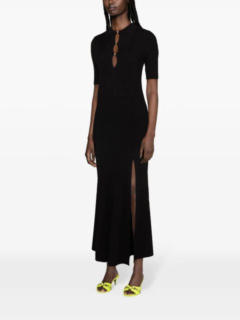Zadig&Voltaire Lysa ribbed-knit maxi dress - Black