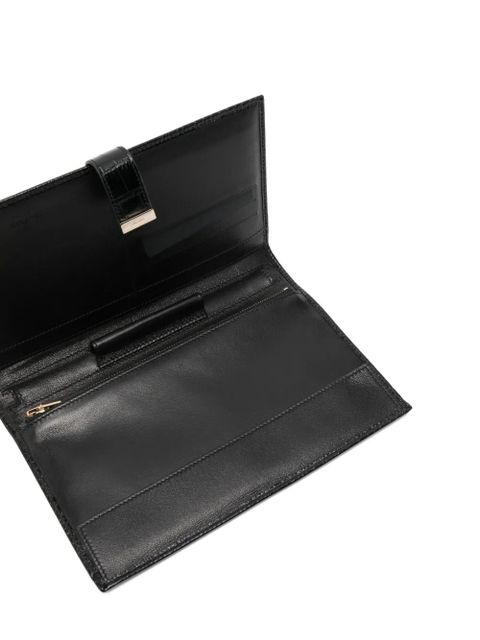 TOM FORD croc-effect wallet - Black