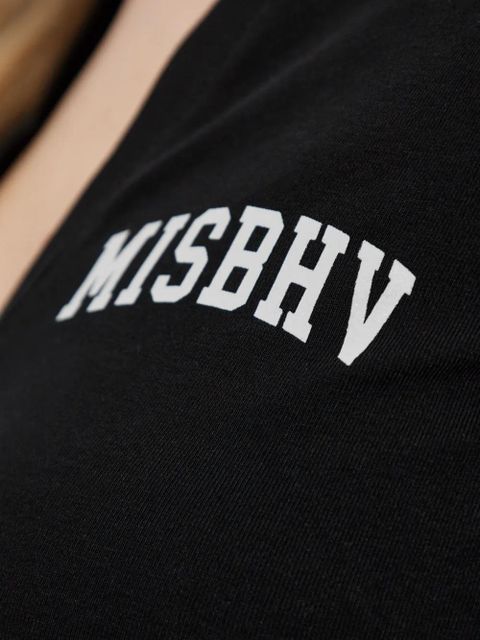 MISBHV V-neck logo top - Black