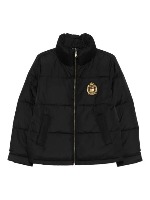 Lauren Ralph Lauren crest-appliqué puffer jacket - Black - zdjęcie produktu nr 1
