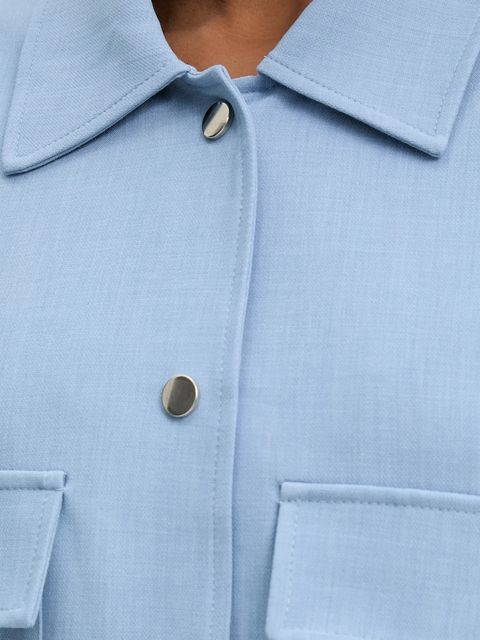 Answear.LAB kurtka kolor niebieski przejściowa