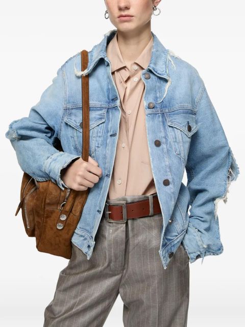 Acne Studios distressed jacket - Blue