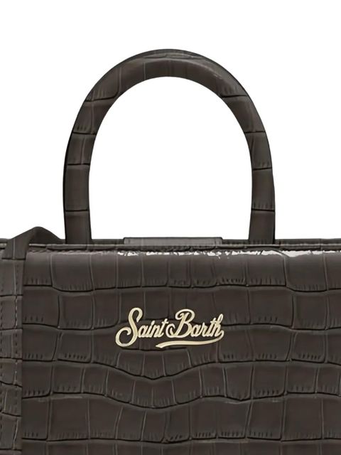 MC2 Saint Barth logo-plaque tote bag - Grey