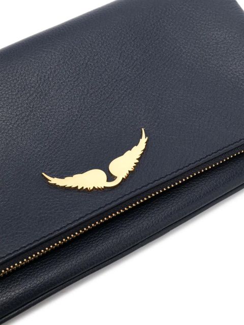 Zadig&Voltaire Rock leather crossbody bag - Blue