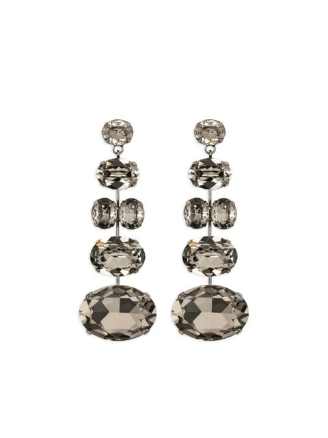 Jennifer Behr joanie oval earrings - Black - zdjęcie produktu nr 1