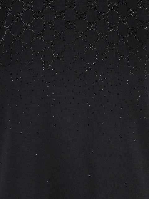 Gucci logo-pattern mini dress - Black