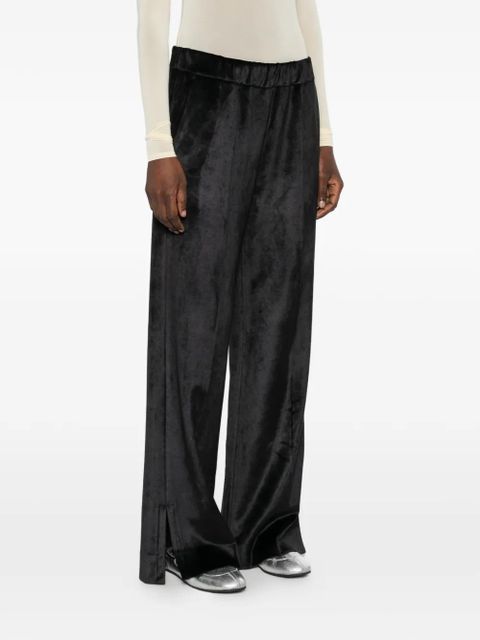 Jil Sander velvet trousers - Black