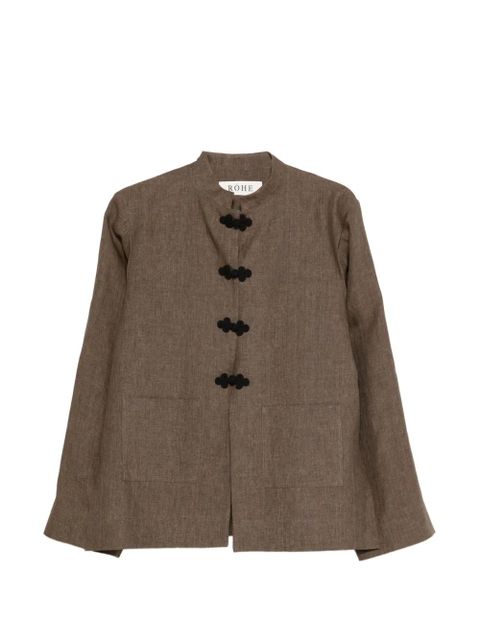 Róhe appliqué pocket jacket - Brown - zdjęcie produktu nr 1