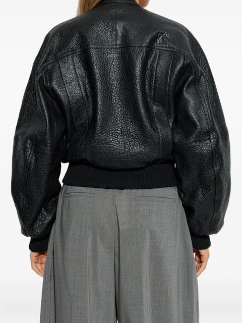Jacquemus Tore zip-up bomber jacket - Black