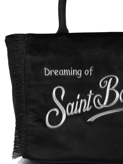 MC2 Saint Barth fringe-trim tote bag - Black