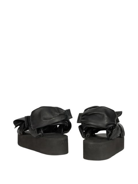 Valentino Garavani knot-detail platform sandals - Black