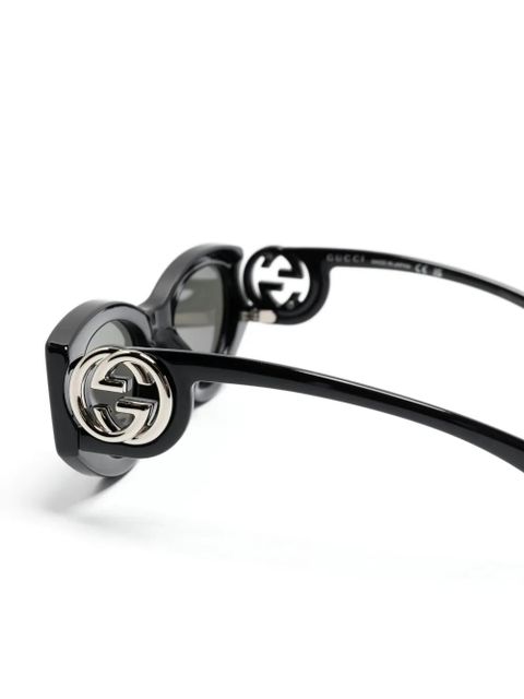 Gucci Eyewear Interlocking G cat-eye sunglasses - Black