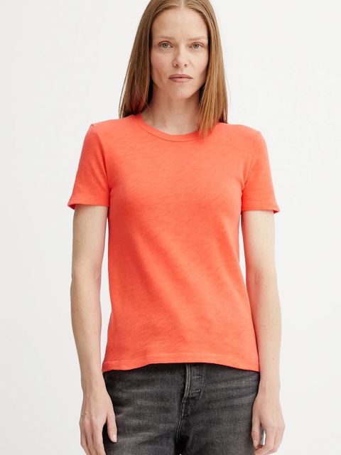 American Vintage t-shirt bawełniany damski kolor pomarańczowy SON28G - zdjęcie produktu nr 1
