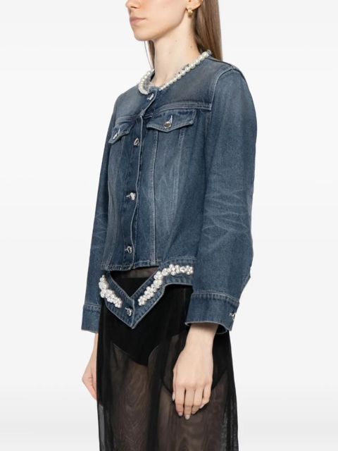 Simone Rocha Turbo denim jacket - Blue