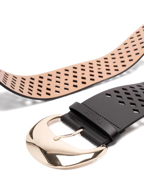 TWINSET cutout buckle belt - Black - zdjęcie produktu nr 2