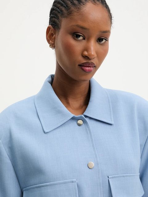 Answear.LAB kurtka kolor niebieski przejściowa - zdjęcie produktu nr 2