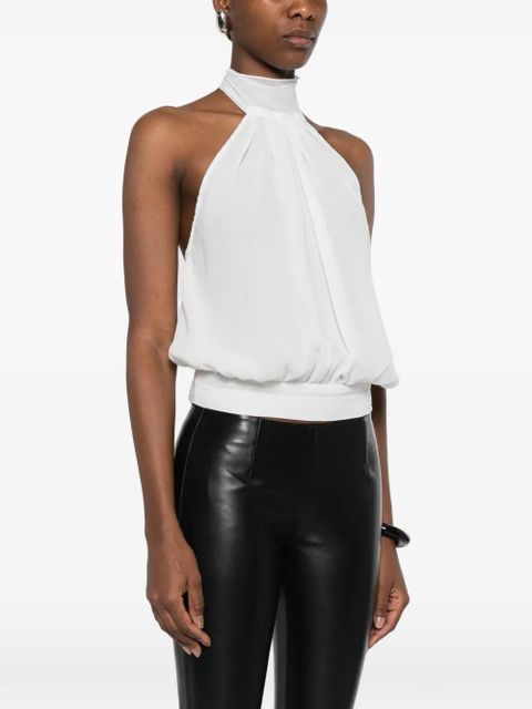 Gimaguas Boa tie-neck top - White