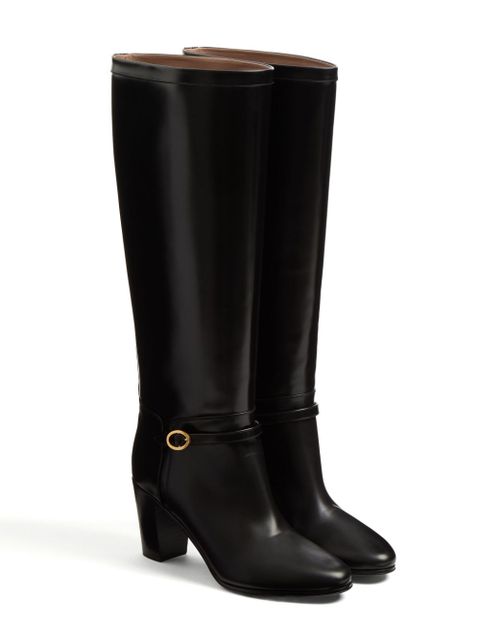 Valentino Garavani 75mm Pattie leather boots - Black