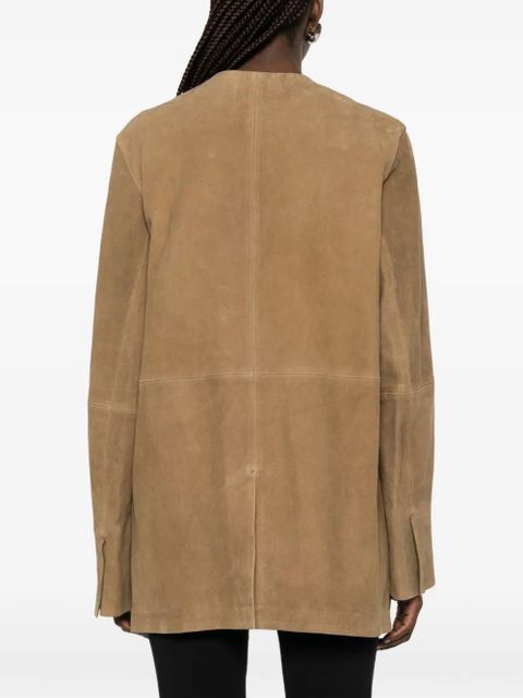 TOTEME double-breasted V-neck jacket - Brown