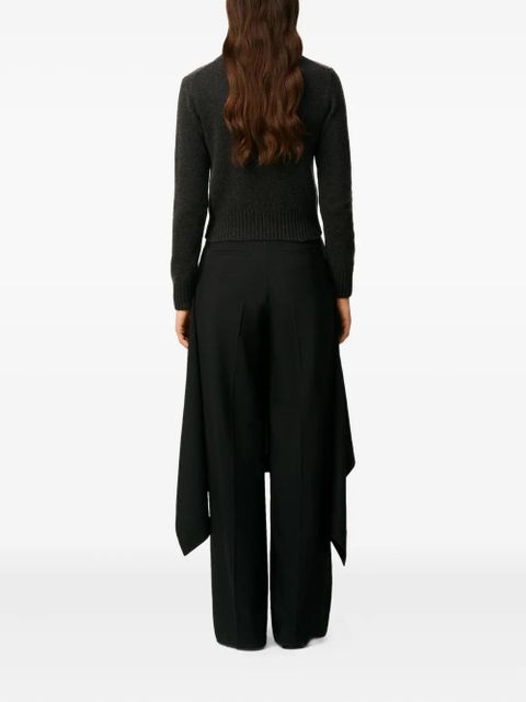 AMI Paris layered wool trousers - Black - zdjęcie produktu nr 2