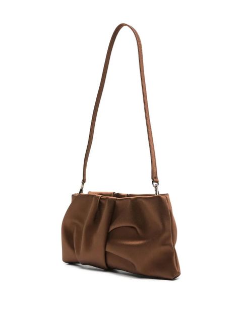 Jimmy Choo twisted clutch bag - Brown