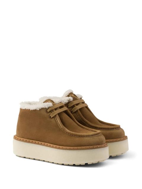 Prada suede chukka boots - Brown - zdjęcie produktu nr 2