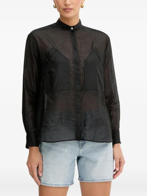 PINKO mock-neck long-sleeves shirt - Black - zdjęcie produktu nr 1