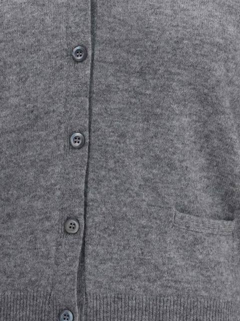Prada V-neck buttoned cardigan - Grey