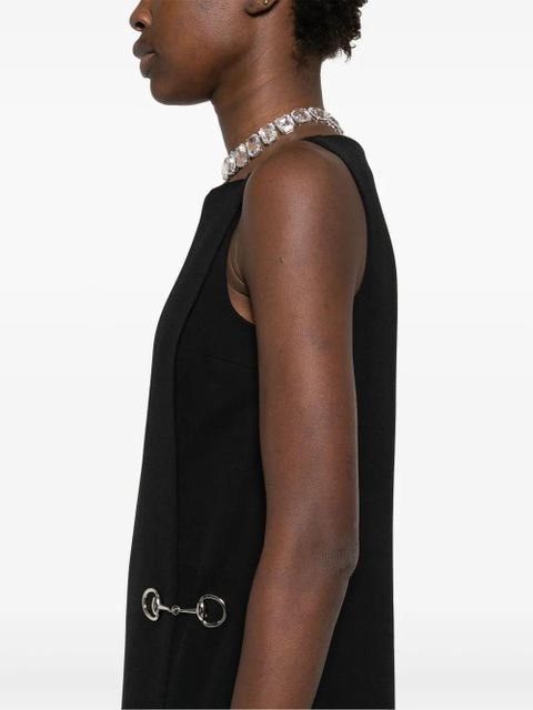 Gucci Horsebit midi dress - Black