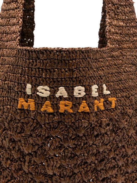 ISABEL MARANT small Praia shoulder bag - Brown
