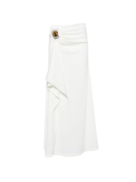 Christopher Esber Occhio crystal-embellished skirt - White - zdjęcie produktu nr 1