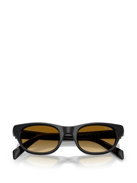 Prada Eyewear browline sunglasses - Black