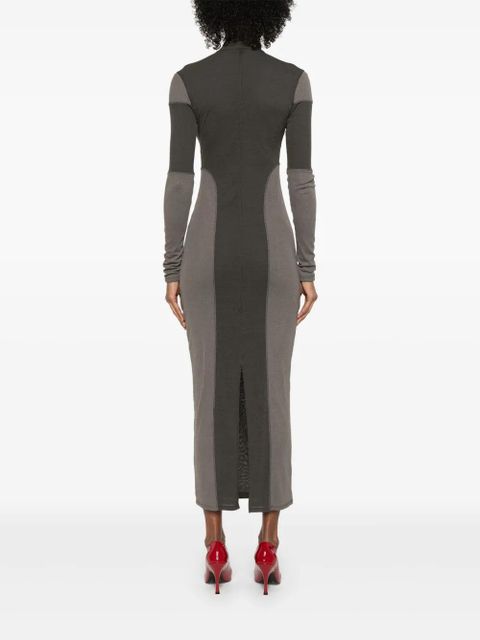 Nanushka patchwork maxi dress - Green