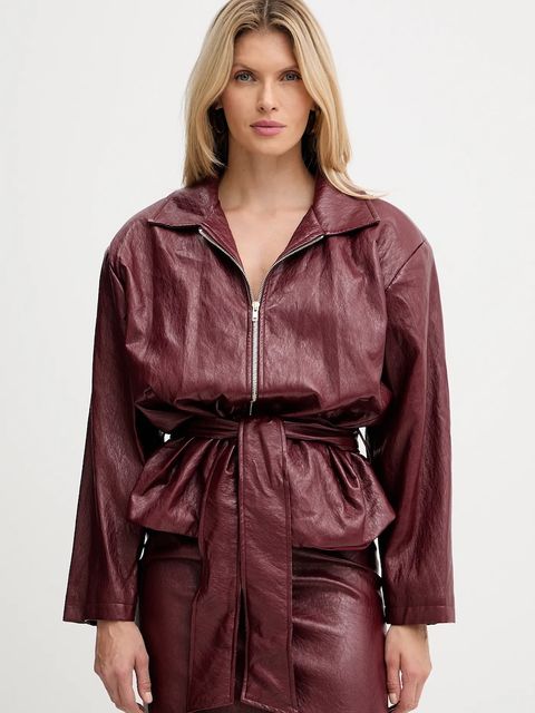 Haveone kurtka kolor bordowy przejściowa JMA-P040