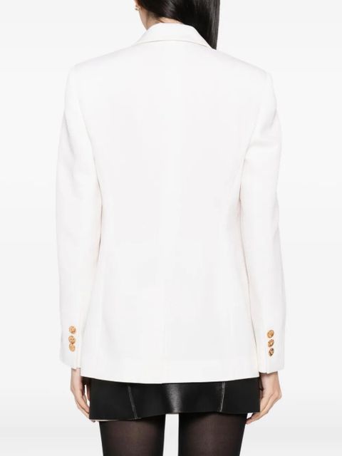 Versace wool single-breasted blazer - Neutrals