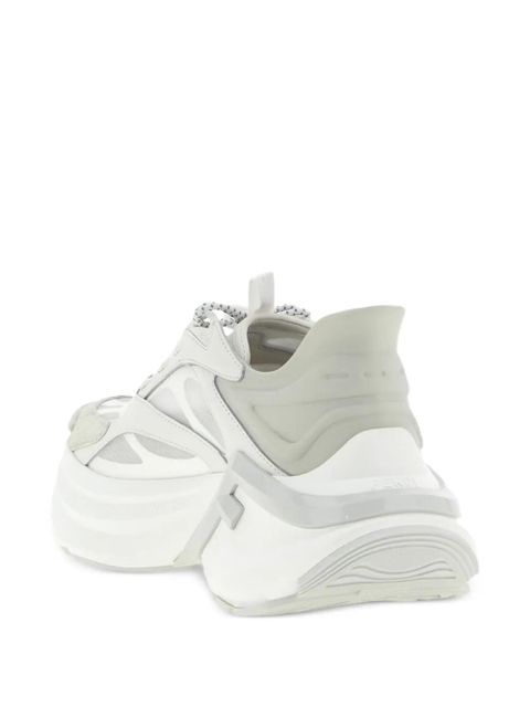 FENDI F-Light leather sneakers - White