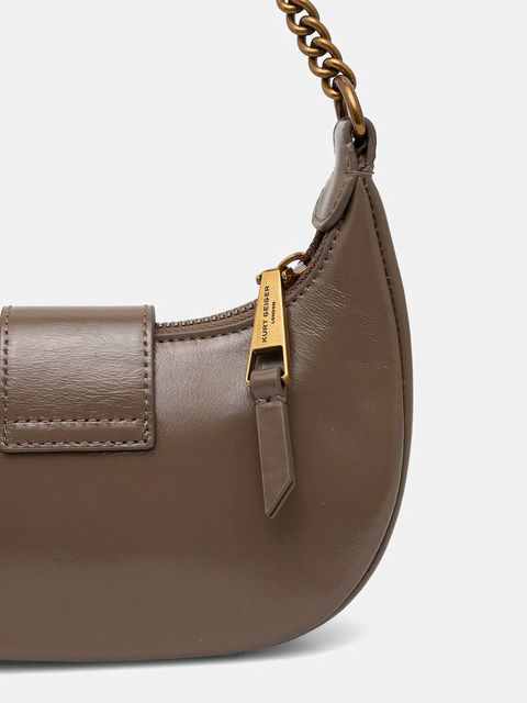 Kurt Geiger London torebka skórzana kolor brązowy 4020137109