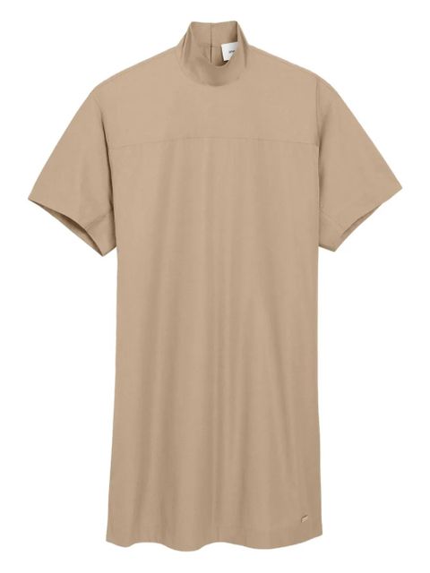 AMI Paris mock-neck buttoned dress - Neutrals - zdjęcie produktu nr 1