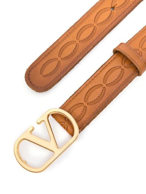 Valentino Garavani VLogo belt - Brown - zdjęcie produktu nr 2