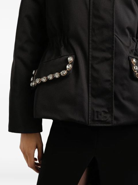 Dolce & Gabbana DNA embellished-collar jacket - Black