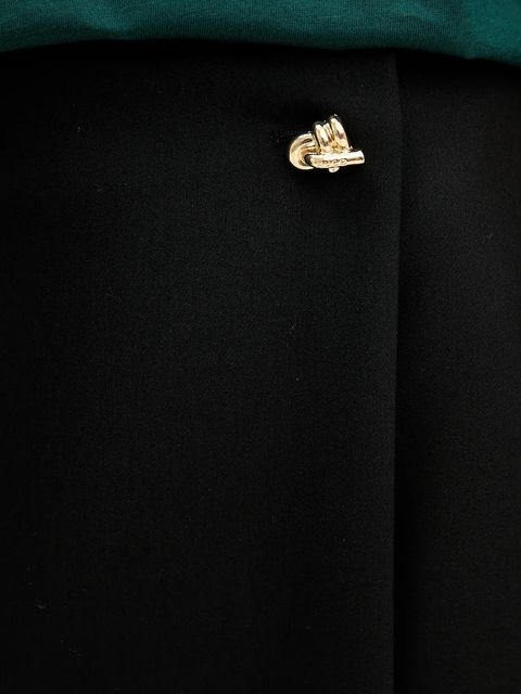 HUGO spódnica kolor czarny mini rozkloszowana 50547624