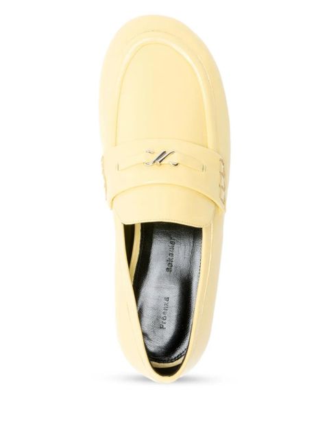 Proenza Schouler monogram leather loafers - Yellow