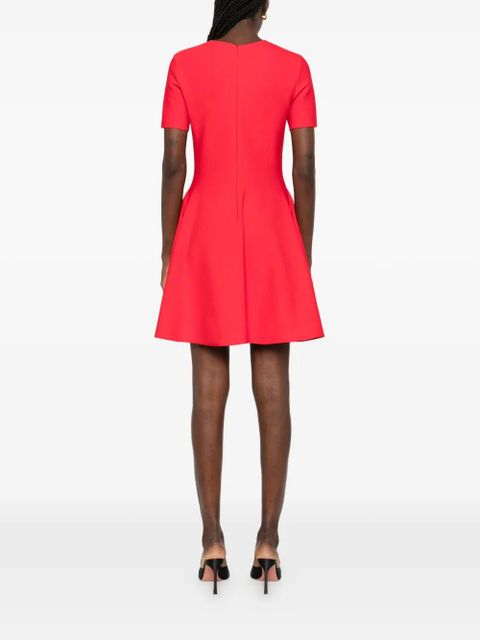 Alexander McQueen short-sleeve mini dress - Red