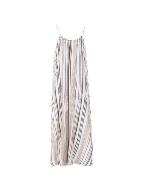 Eleh spaghetti straps striped dress - White - zdjęcie produktu nr 2