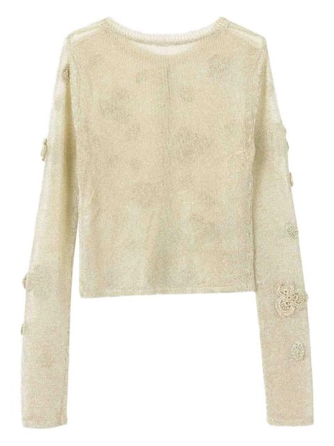 Cult Gaia Kash knit cardigan - Neutrals